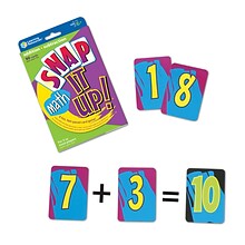 Learning Resources Snap It Up! Math: Addition and Subtraction Card Game, 90 Cards, (LER3044)