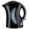 Brentwood® 1.7 Litre Cordless Plastic Tea Kettle With Silver Handle, Black