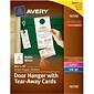 Avery Door Hangers with Tear-Away Cards, 4 1/4" x 11", 80/Box (16150)