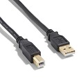 NXT Technologies™ 11 USB A Male/B Male, Black (NX29930)