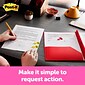 Post-it 'Sign Here' Message Flags, 1" Wide, Yellow, 200 Flags/Pack (680-HVSH)