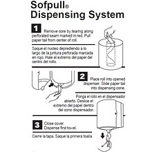 SofPull Junior Centerpull Paper Towels, 1-ply, 275 Sheets/Roll, 8 Rolls/Pack (28125)