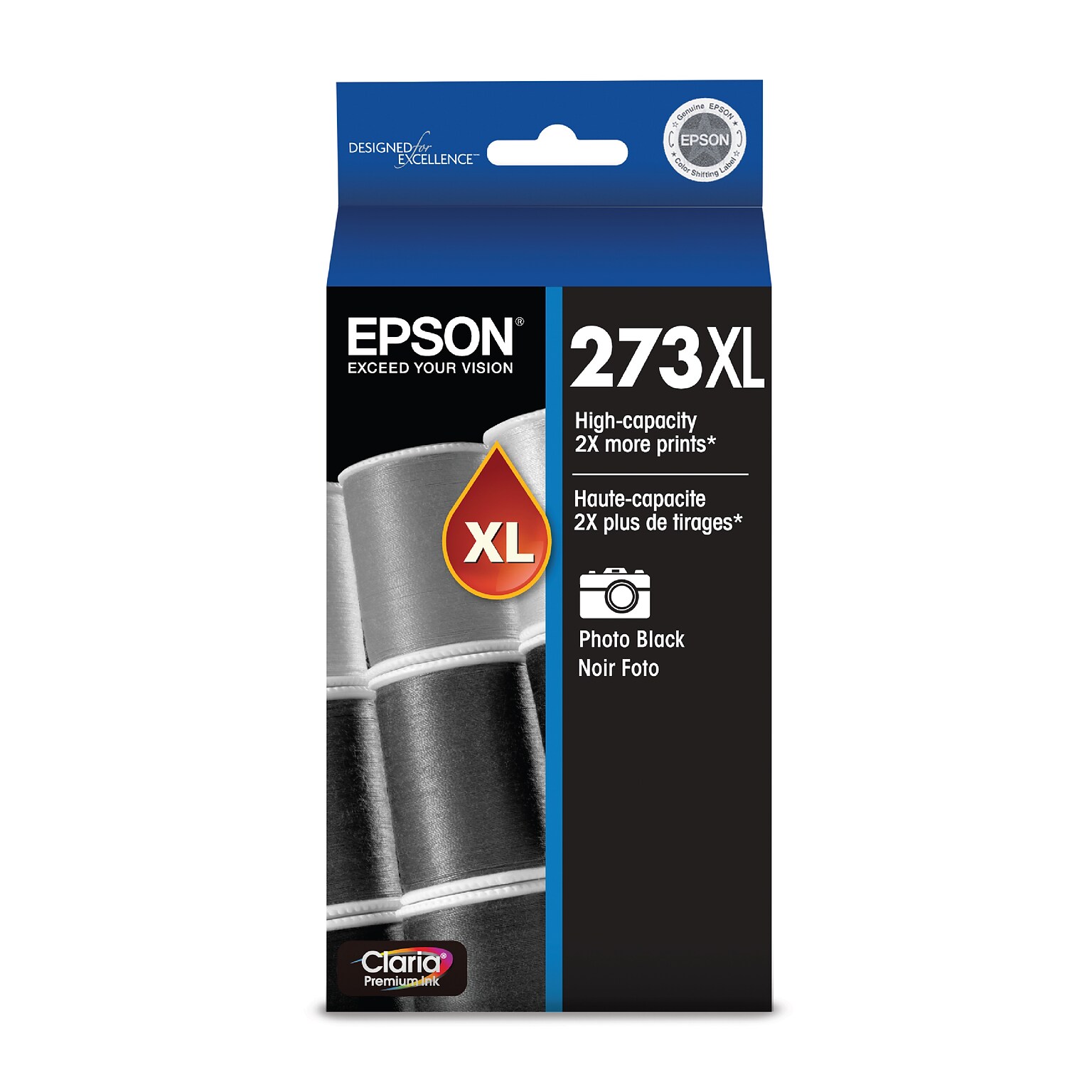 Epson T273XL Photo Black High Yield Ink Cartridge