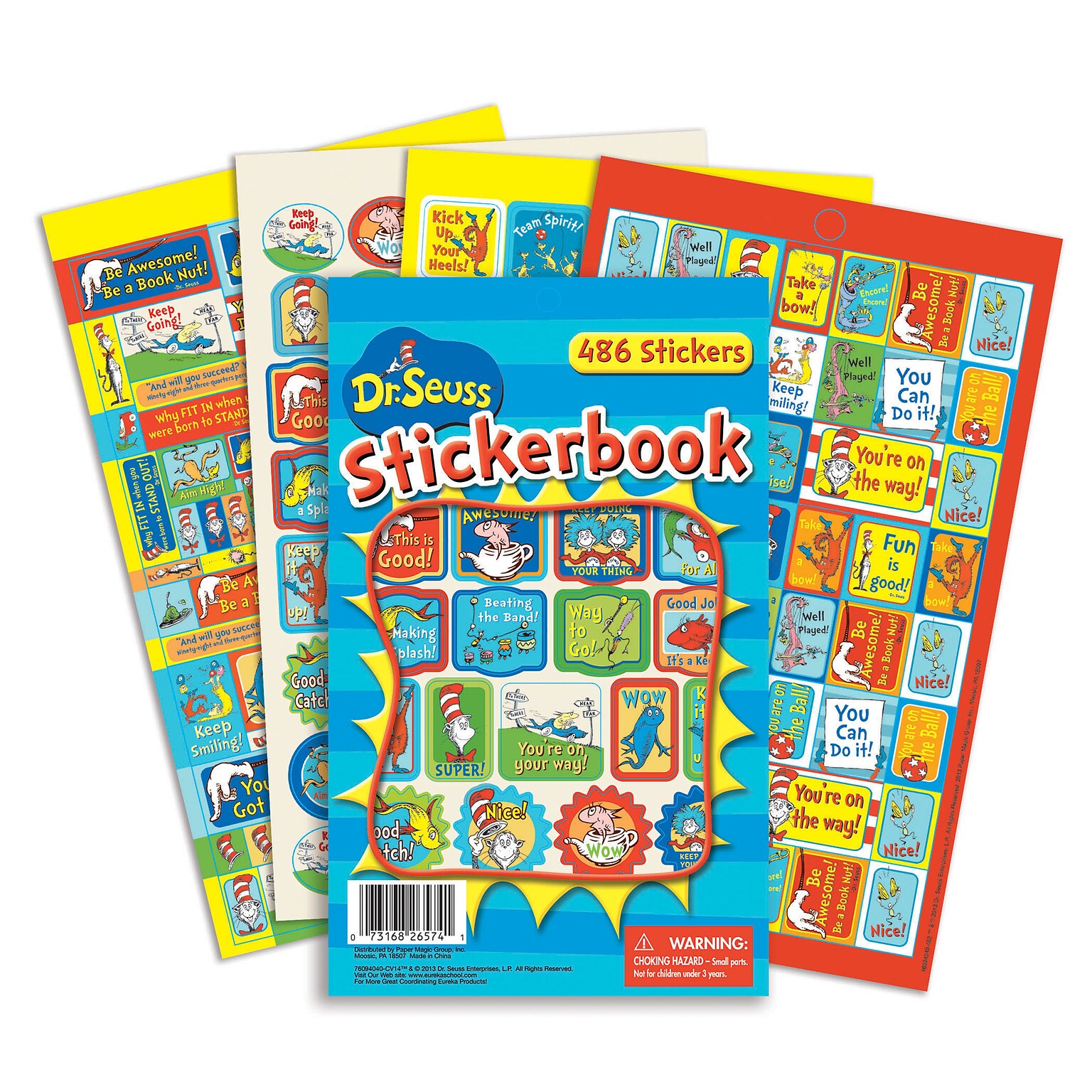 Eureka Sticker Book, Dr. Seuss™ Awesome