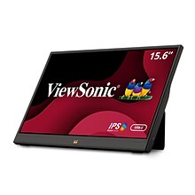 ViewSonic Portable 16 60 Hz LED Monitor, Black (VA1655)