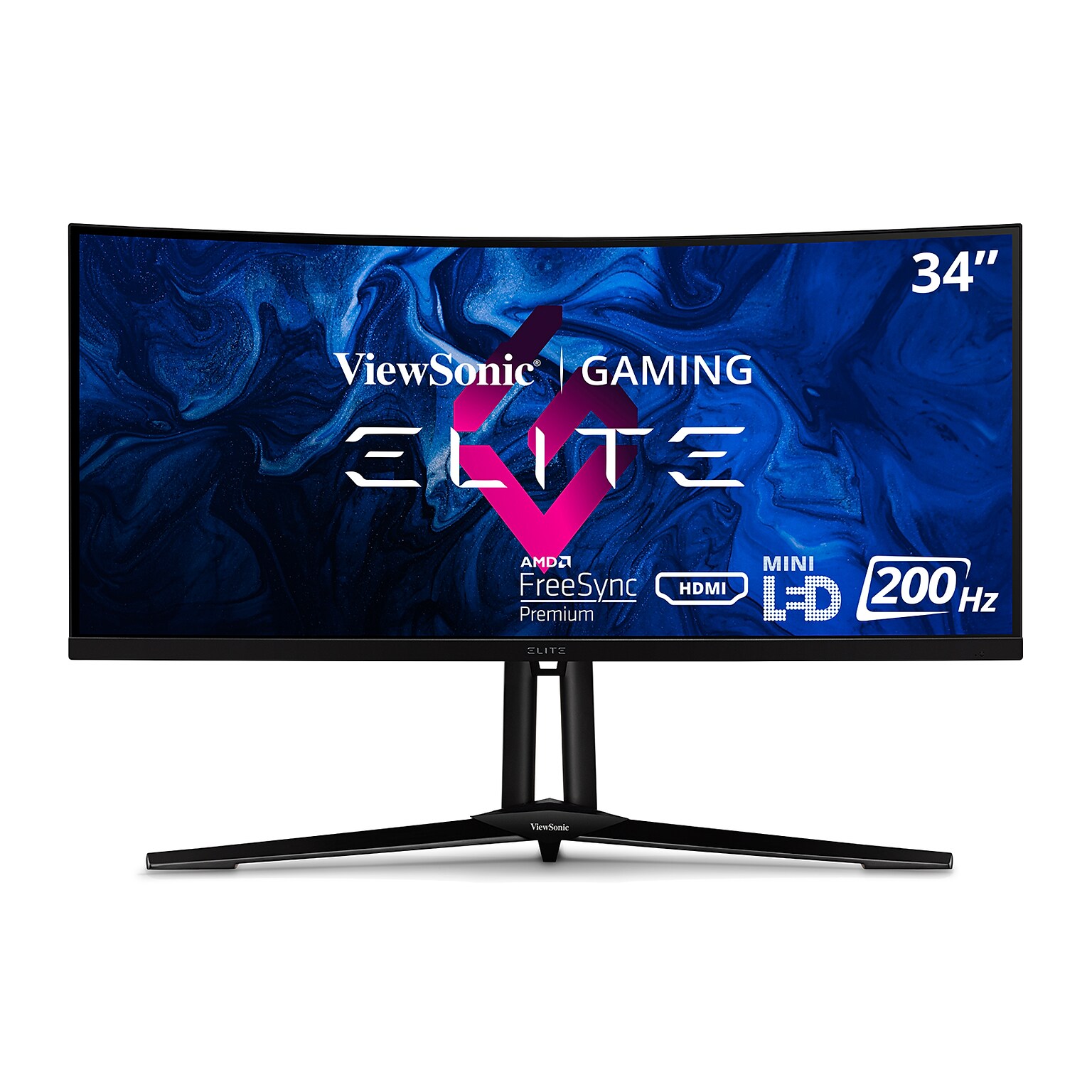 ViewSonic ELITE 34 Curved 200 Hz LED Gaming Monitor, Black (XG341C-2K)