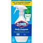 Clorox Multi-Purpose Cleaning Spray System Starter Kit, 1 Spray Bottle and 1 Refill, Crisp Lemon, 1.13 fl. oz. (60160)