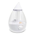 Crane Ultrasonic Cool Mist Tabletop Humidifier, 1-Gallon, For Rooms 500 sq. ft., Clear/White (EE-530