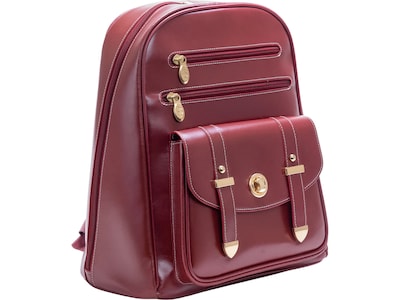 McKlein M Series ROBBINS Laptop/Tablet Backpack, Red (99586)