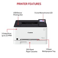 Canon Color imageCLASS LBP633Cdw Wireless Color Laser Printer (5159C002)