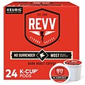 Revv Coffee No Surrender Coffee Keurig® K-Cup® Pods, Dark Roast, 24/Box (6873)