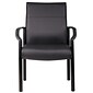 Boss Leather Guest Chair, Black (B689)