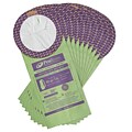 ProTeam Micro Filter Bags, Green/Purple, 10/Pack (100331)