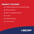 Betco GymShoe Commercial Gloss Two Component Sport Floor Finish w/ Catalyst, 5 Gal Pail (BET16770500
