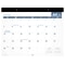 2024-2025 AT-A-GLANCE 21.75 x 17 Academic Monthly Desk Pad Calendar, White/Blue (SKLPAY-32-25)