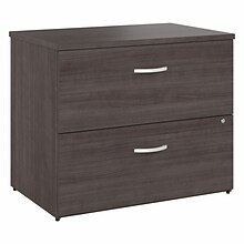 Bush Business Furniture Studio A 2-Drawer Lateral File Cabinet, Locking, Letter/Legal, Storm Gray, 3