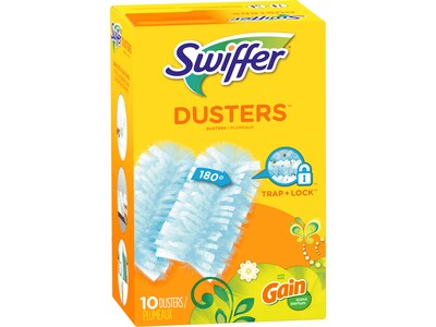Swiffer Heavy Duty Dusters Refills, Gain, Blue, 10/Pack (08306)