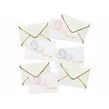 Better Office Delicate Pastel Floral Thank You Cards with Envelopes, 4 x 6, Assorted Colors, 50/Pa