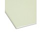 Smead FasTab Hanging File Folders, 1/3 Cut, Letter Size, Moss, 20/Box (64082)