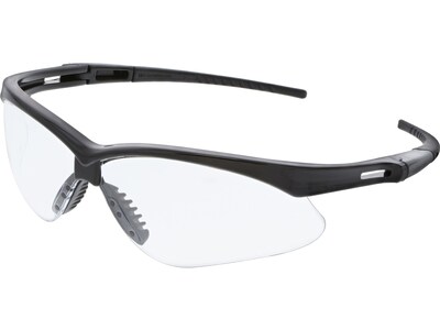 MCR Safety Memphis Safety Glasses, Wraparound, Clear Lens (MP110)
