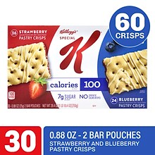 Special K Nutrition Bar Variety Pack, 0.88 oz., 60 Bars/Box (220-01007)