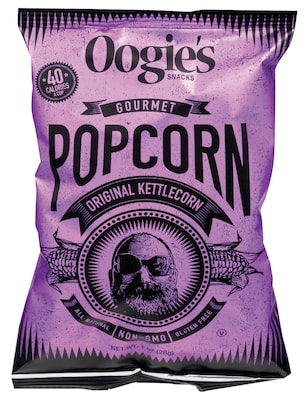 Oogies Snacks Original Kettlecorn Popcorn, 1 oz., 20 Bags/Box (856856001193)