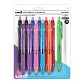 uni-ball JETSTREAM ELEMENTS Retractable Ballpoint Pens, Medium Point, Assorted Inks, 12/Pack (70171)