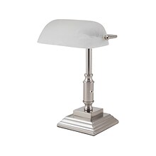 V-Light LED Desk Lamp, 14.8H, White Brushed Nickel (8VS688029BN)