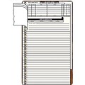 San25SH Timekeeping System, 30 Shingled Pre-printed Timekeeping Slips for SAN-27 Sheet