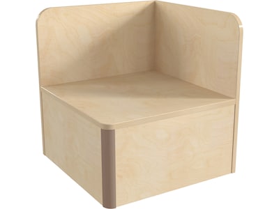 Flash Furniture Bright Beginnings Hercules Square Corner Table, 16.5 x 16.5, Beech (MK-KE24336-GG)