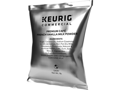 Keurig® Premium Cafe French Vanilla Powdered Creamer, 16 oz., 12/Carton (5000370310)