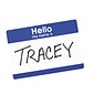 Avery "Hello My Name Is" Name Badge Labels, 2 1/3" x 3 3/8", White w/ Blue Hello, 100 Labels Per Pack (5141)