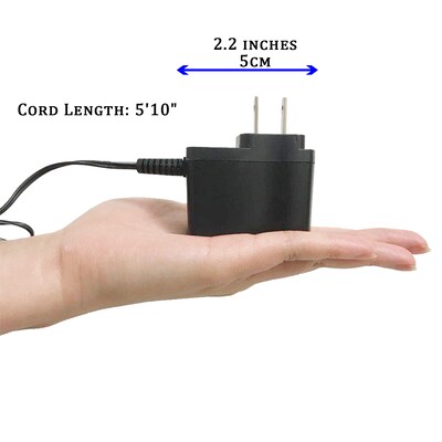 iTouchless Trash Can AC Power Adaptor, Black (ACNXSX)