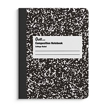 Quill Brand® Mini Composition Notebook, 3.25 x 4.5, College Ruled, 80 Sheets, Assorted Colors, 2/P