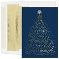 Custom Seasonal Thoughts Cards, with Envelopes, 5 5/8  x 7 7/8 Holiday Card, 25 Cards per Set