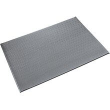 Crown Mats Comfort-King Anti-Fatigue Mat, 36 x 60, Steel Gray (CK 0035GY)