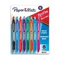 Paper Mate Profile Retractable Ballpoint Pen, Bold Point, Assorted Ink, 8/Pack (54549)