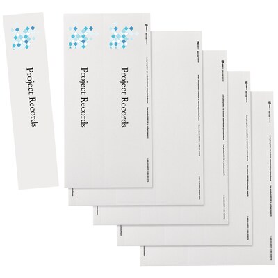 Avery Binder Spine Inserts, 3 Spine Width, White, 15/Pack (89109)