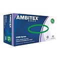 Ambitex V200 Series Powder Free Clear Vinyl Gloves, XL, 1000/Carton (VXL200)