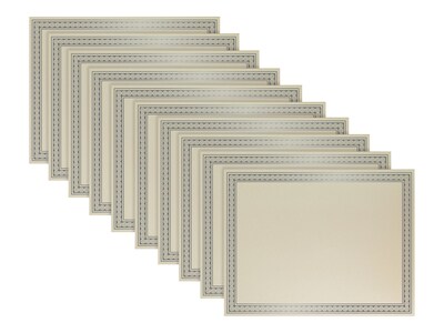 Better Office Certificates, 11 x 8.5, Ivory/Silver, 100/Pack (64493-100PK)