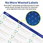 Avery Waterproof Laser Shipping Labels, 3-1/3" x 4", Matte White, 6 Labels/Sheet, 50 Sheets/Box, 300 Labels/Box (5524)