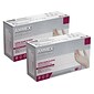 Ammex Professional GPPFT Powder Free Latex Exam Gloves, Ivory, Small, 100 Gloves/Box, 10 Box/Carton (GPPFT42100)