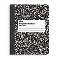 Quill Brand® Composition Notebook, 7.5 x 9.75, Graph Ruled, 80 Sheets, Black/White (TR55072)