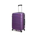 DUKAP RODEZ Plastic Carry-On Luggage, Purple (DKROD00S-PUR)