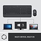 Logitech Signature MK650 Combo for Business Wireless Mouse and Keyboard, Graphite (920-010909)