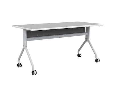 Safco Rumba Training Room Table, 30 x 60, Fashion Gray (RBA6030FLSLFNGY)