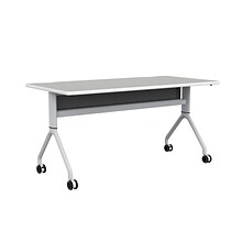 Safco Rumba Training Room Table, 30 x 60, Fashion Gray (RBA6030FLSLFNGY)