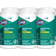 CloroxPro Disinfecting Wipes, Fresh Scent, 75 Wipes/Container, 6/Carton (CLO15949CT)