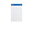 Quill Brand® Gold Signature Premium Series Legal Pad, 5 x 8, Legal Ruled, White, 50 Sheets/Pad, 12