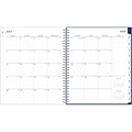 2024-2025 Blue Sky Chanson 8 x 10 Academic Monthly Planner, Plastic Cover, Blue (128693-A25)